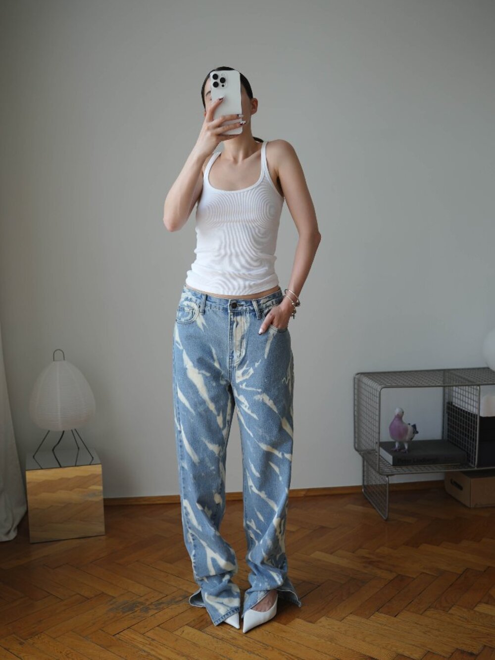 RARE Lioness Alabama Jeans Tie Dye Denim Designer